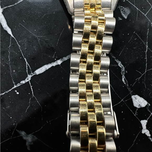 Bulova Marine Star Black and Gold Dive Watch. Unused. New, old stock.
